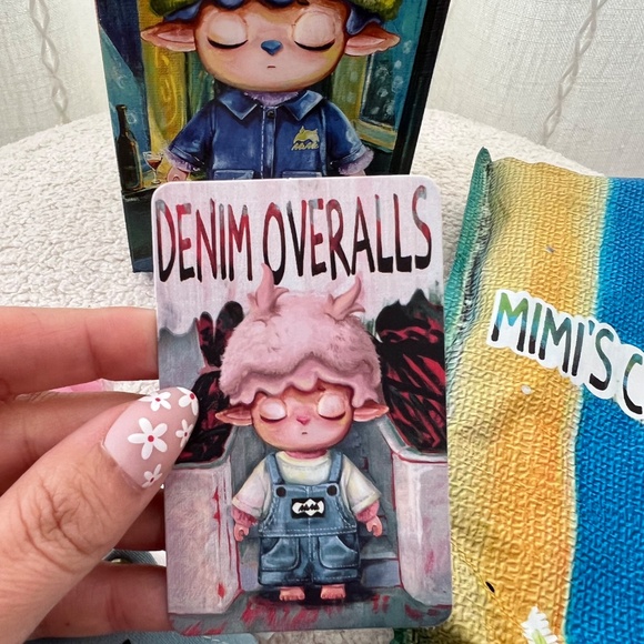 Heyone MIMI Citywalk Series – “Denim Overalls” Figure Pendant - Picture 5 of 8